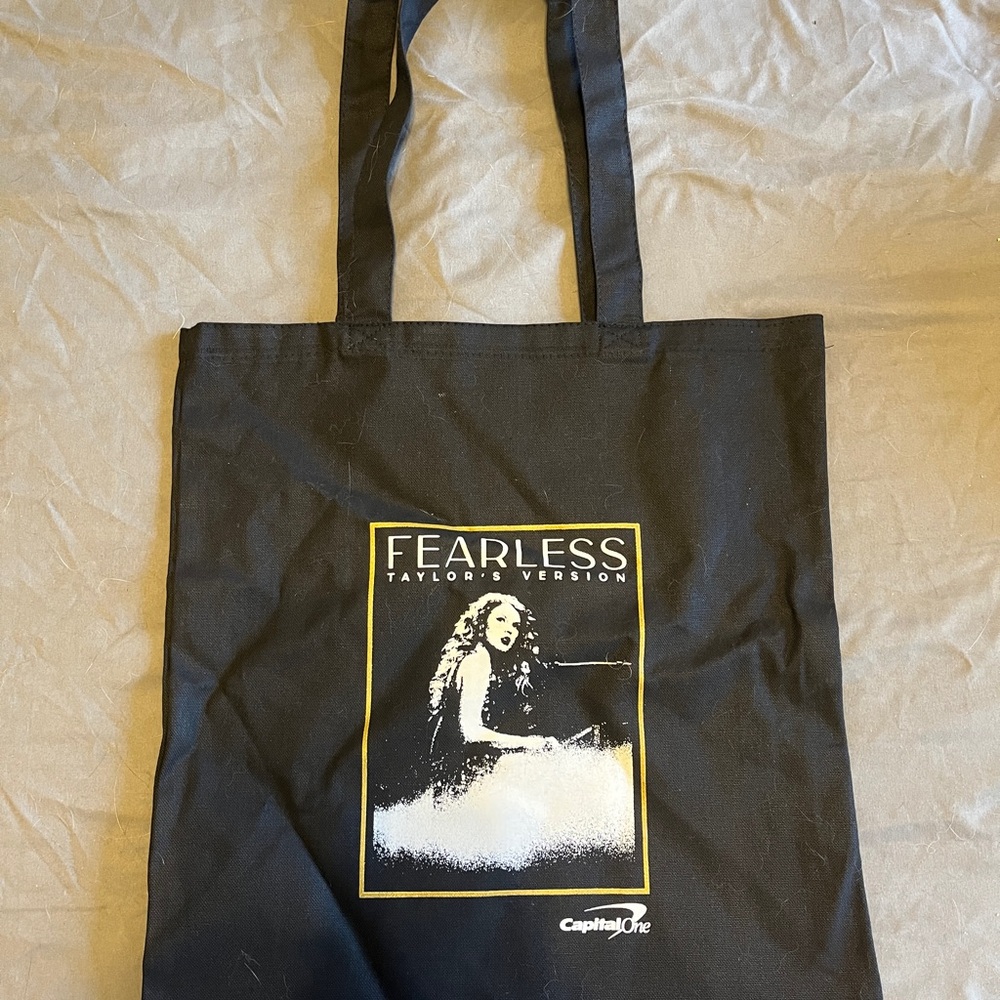 Fearless Taylor's Version Black Tote Bag